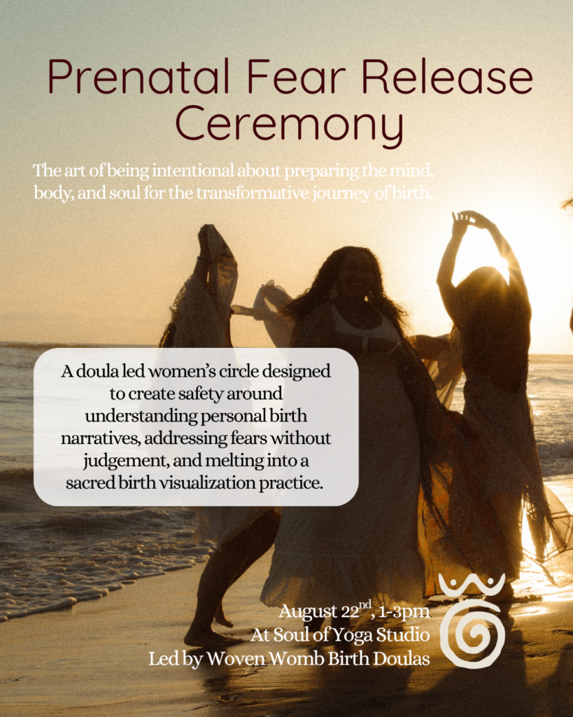 workshops prenatal fear release ceremony